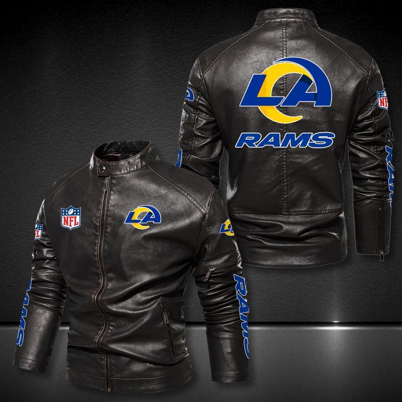 Los Angeles Rams Casual Leather Jacket