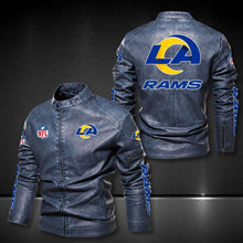 Load image into Gallery viewer, Los Angeles Rams Casual Leather Jacket