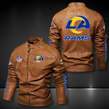 Load image into Gallery viewer, Los Angeles Rams Casual Leather Jacket