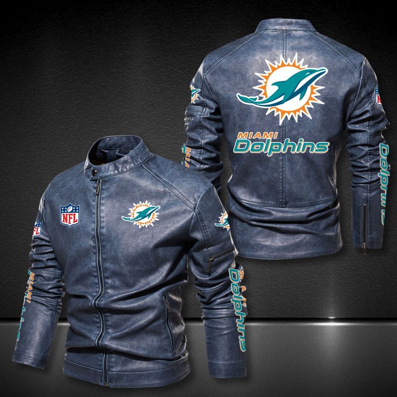 Miami Dolphins Casual Leather Jacket – SportsDexter