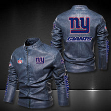 Load image into Gallery viewer, New York Giants Casual Leather Jacket