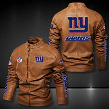 Load image into Gallery viewer, New York Giants Casual Leather Jacket