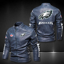 Load image into Gallery viewer, Philadelphia Eagles Casual Leather Jacket