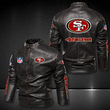 Load image into Gallery viewer, San Francisco 49ers Casual Leather Jacket