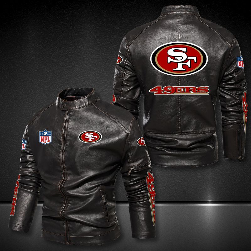 San Francisco 49ers Casual Leather Jacket