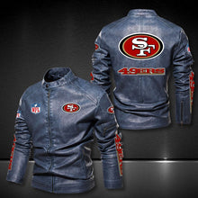 Load image into Gallery viewer, San Francisco 49ers Casual Leather Jacket