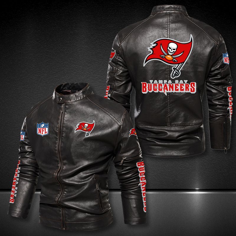 Tampa Bay Buccaneers Casual Leather Jacket