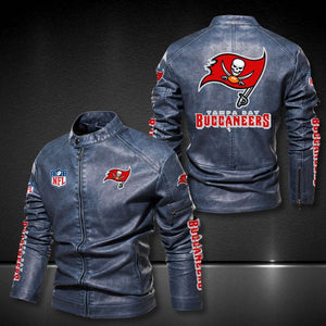 Tampa Bay Buccaneers Casual Leather Jacket