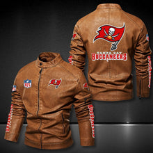 Load image into Gallery viewer, Tampa Bay Buccaneers Casual Leather Jacket