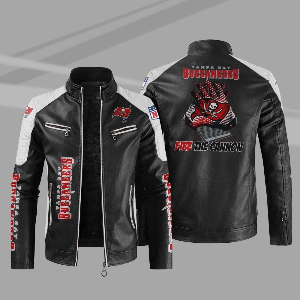 Tampa Bay Buccaneers Casual Leather Jacket