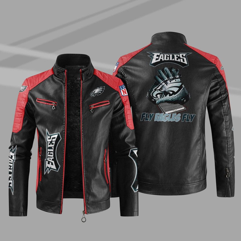 Philadelphia Eagles Casual Leather Jacket – SportsDexter