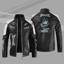 Load image into Gallery viewer, Philadelphia Eagles Casual Leather Jacket