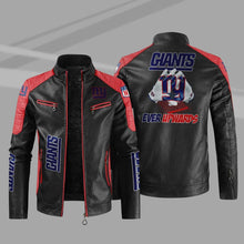 Load image into Gallery viewer, New York Giants Casual Leather Jacket