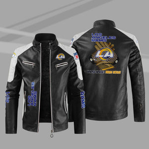 Los Angeles Rams Casual Leather Jacket