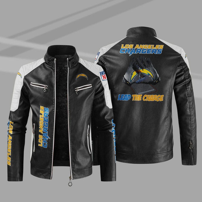 Los Angeles Chargers Casual Leather Jacket