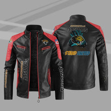 Load image into Gallery viewer, Jacksonville Jaguars Casual Leather Jacket