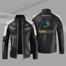 Load image into Gallery viewer, Jacksonville Jaguars Casual Leather Jacket