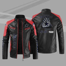 Load image into Gallery viewer, Dallas Cowboys Casual Leather Jacket