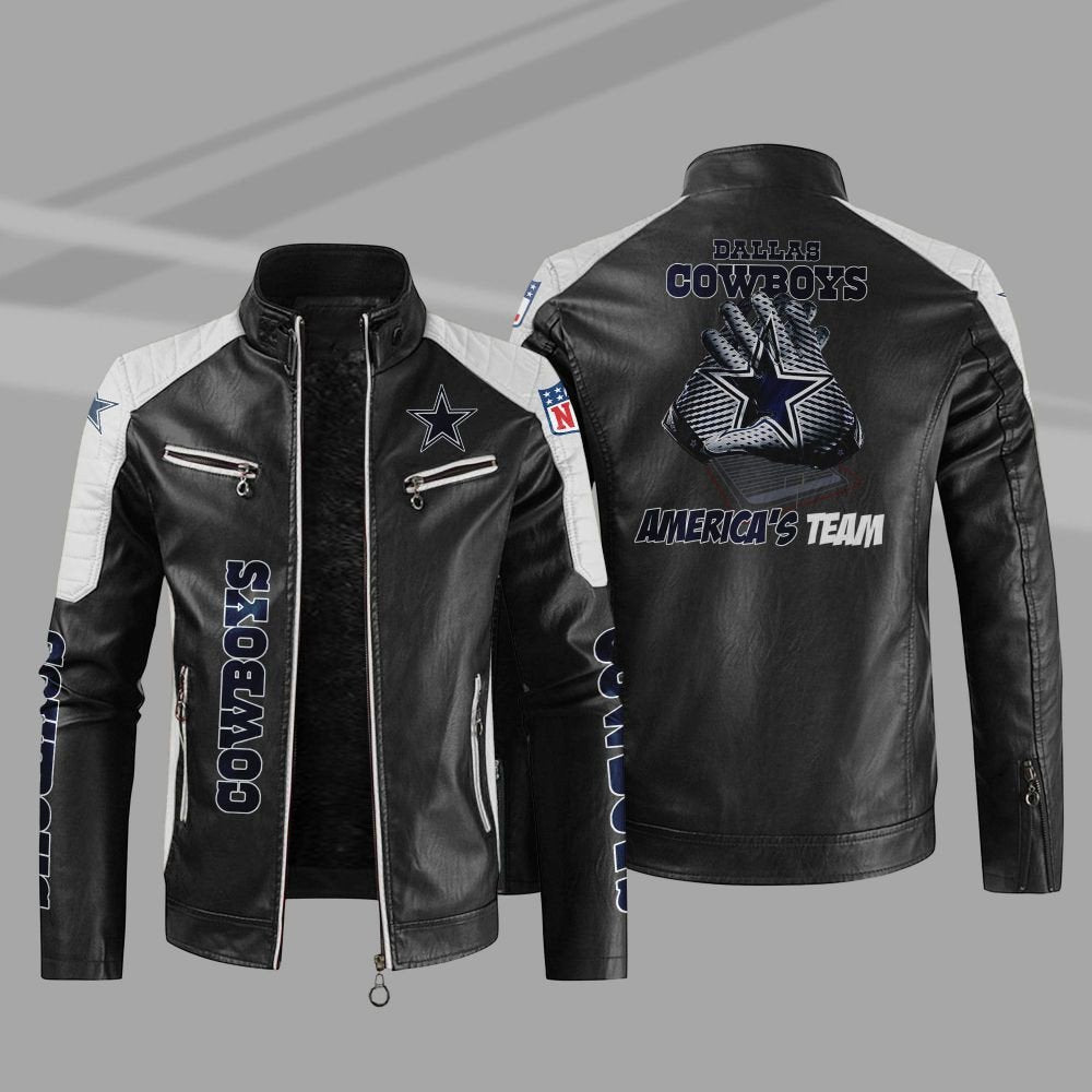 Dallas Cowboys Casual Leather Jacket