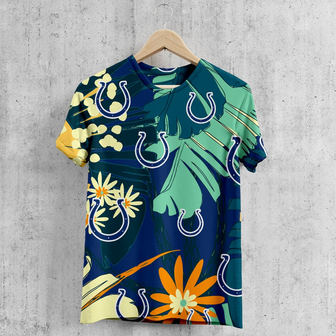 Indianapolis Colts Summer Floral T-Shirt