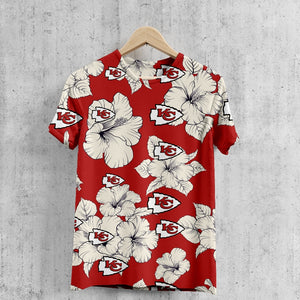Kansas City Chiefs Tropical Floral T-Shirt
