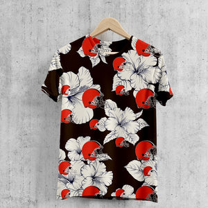 Cleveland Browns Tropical Floral T-Shirt