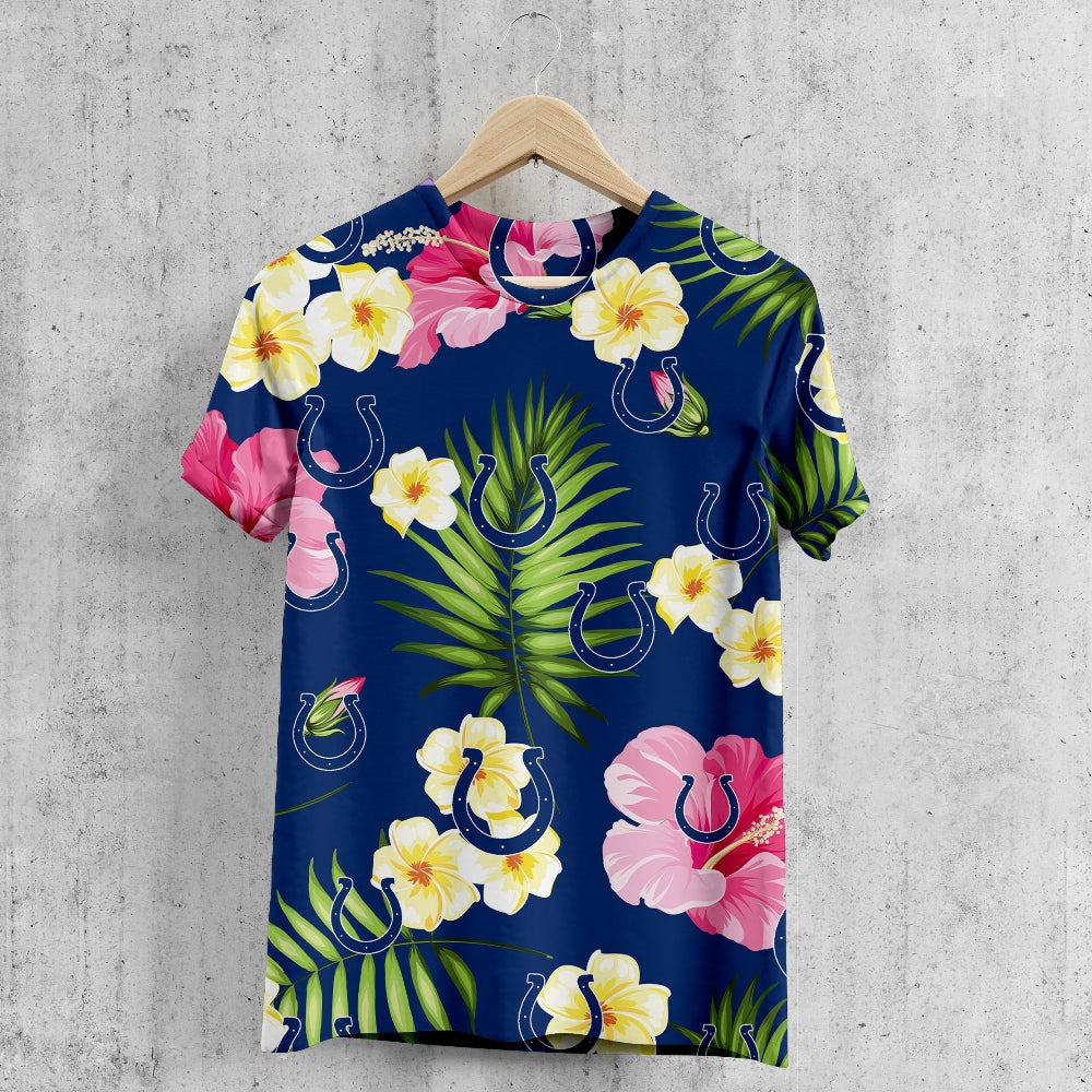 Indianapolis Colts Summer Floral T-Shirt