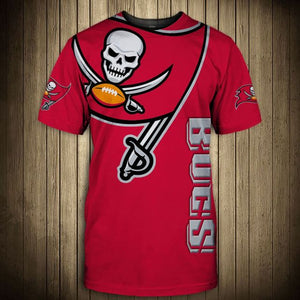 NFL - TAMPA BAY BUCCANEERS RED T-SHIRT - MENS XL OVERSIZED / 2XL