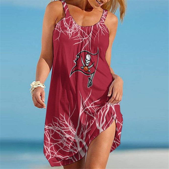 Tampa Bay Buccaneers Women Casual Beach Dress