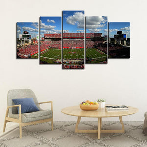 Tampa Bay Buccaneers Stadium Wall Canvas 3