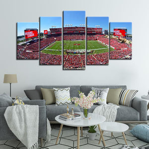 Tampa Bay Buccaneers Stadium Wall Canvas 5