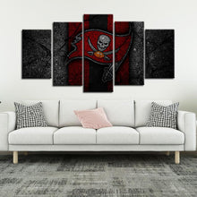 Load image into Gallery viewer, Tampa Bay Buccaneers Rock Style Wall Canvas 1