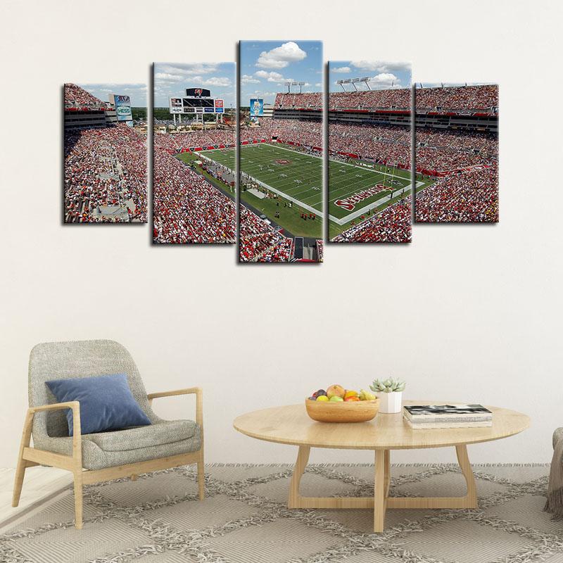 Tampa Bay Buccaneers Stadium Wall Canvas 8