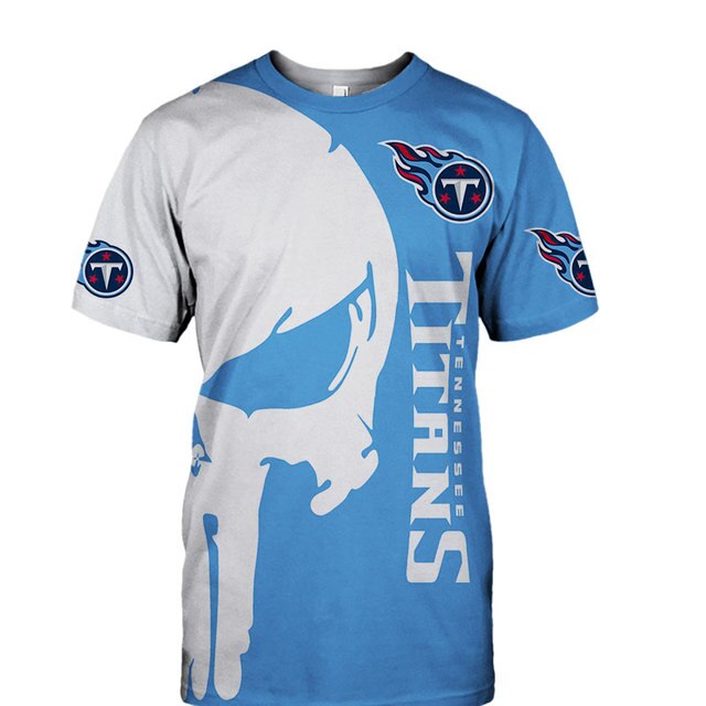 Tennessee Titans Skull T-Shirt