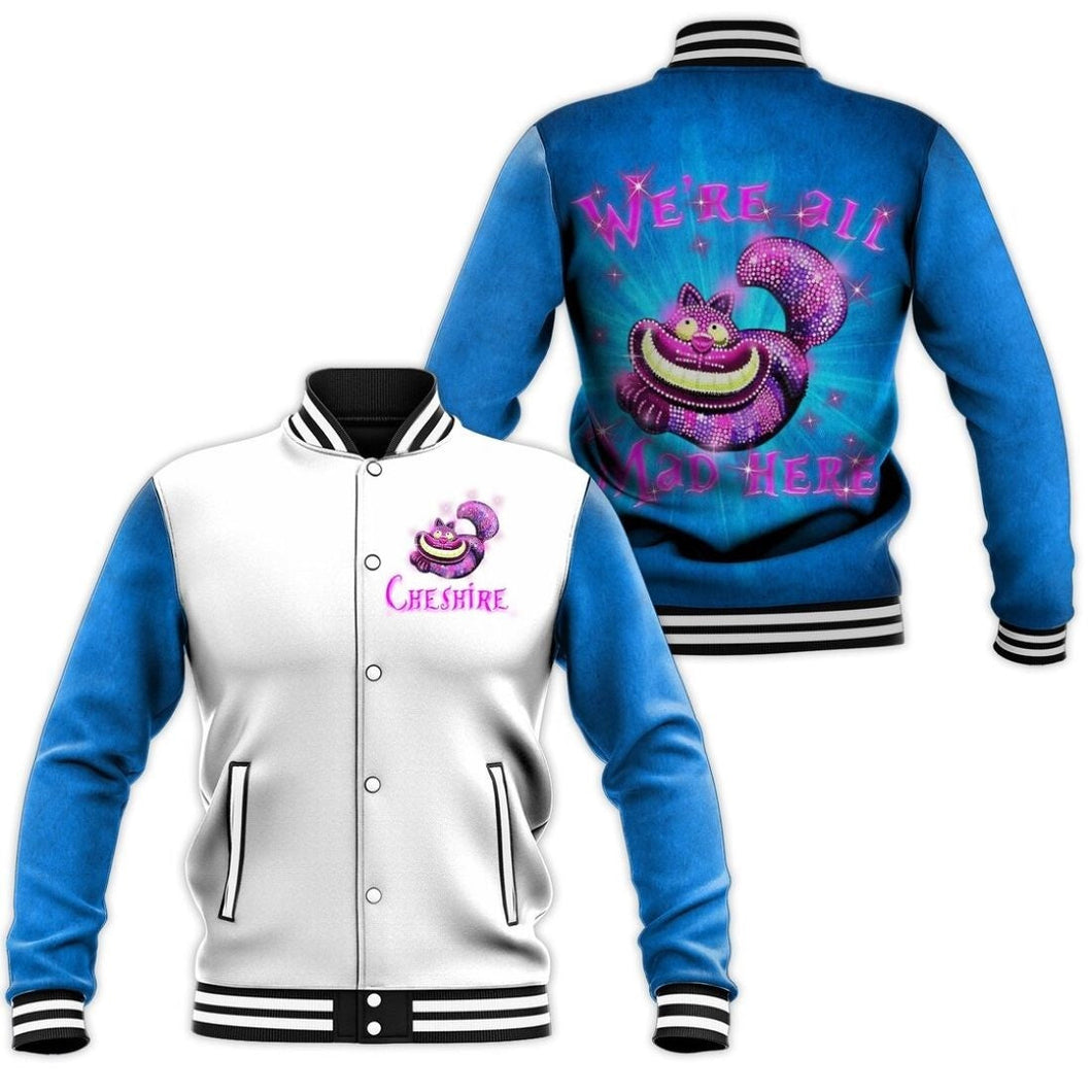 The Cheshire Mad Cat Letterman Jacket