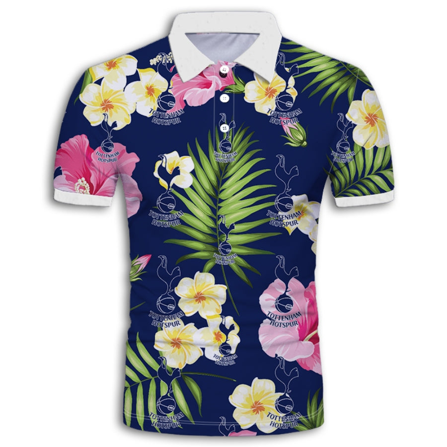 Tottenham Hotspur Summer Floral Polo Shirt