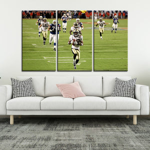 Tracy Porter Interception Peyton Manning New Orleans Saints Wall Canvas