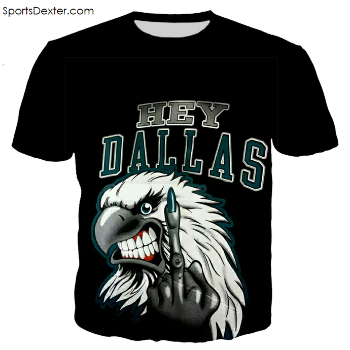 Philadelphia Eagles Hard Reaction 3D Tshirt