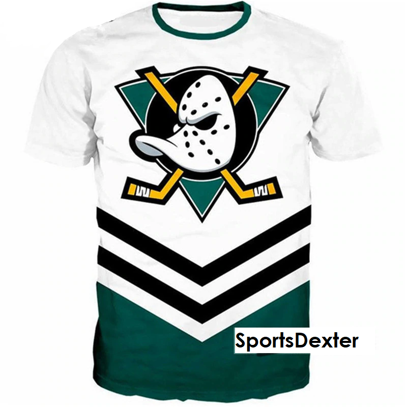 Anaheim Ducks NHL 3D Printed T-Shirts – SportsDexter