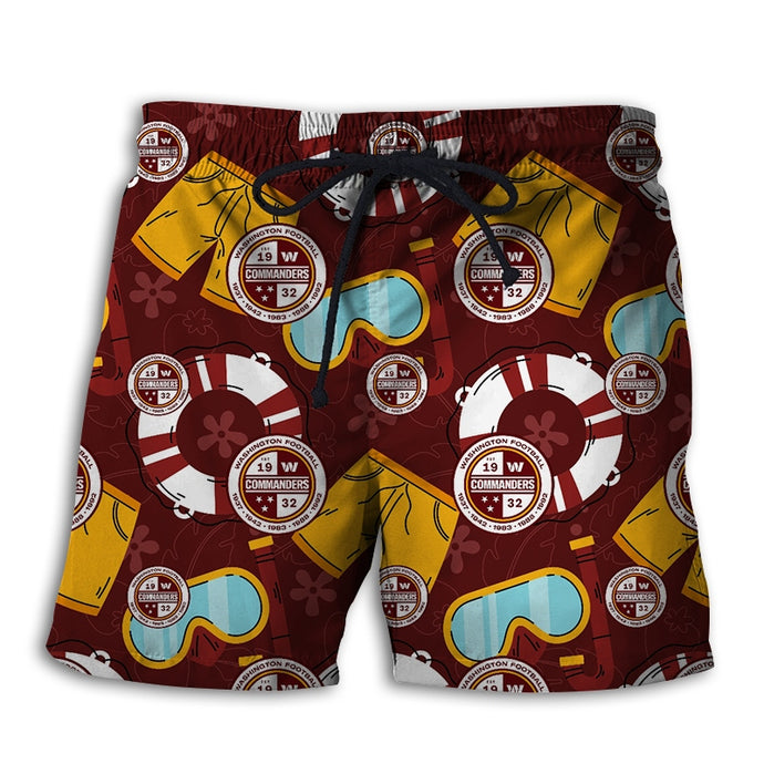 Washington Commanders Cool Summer Shorts