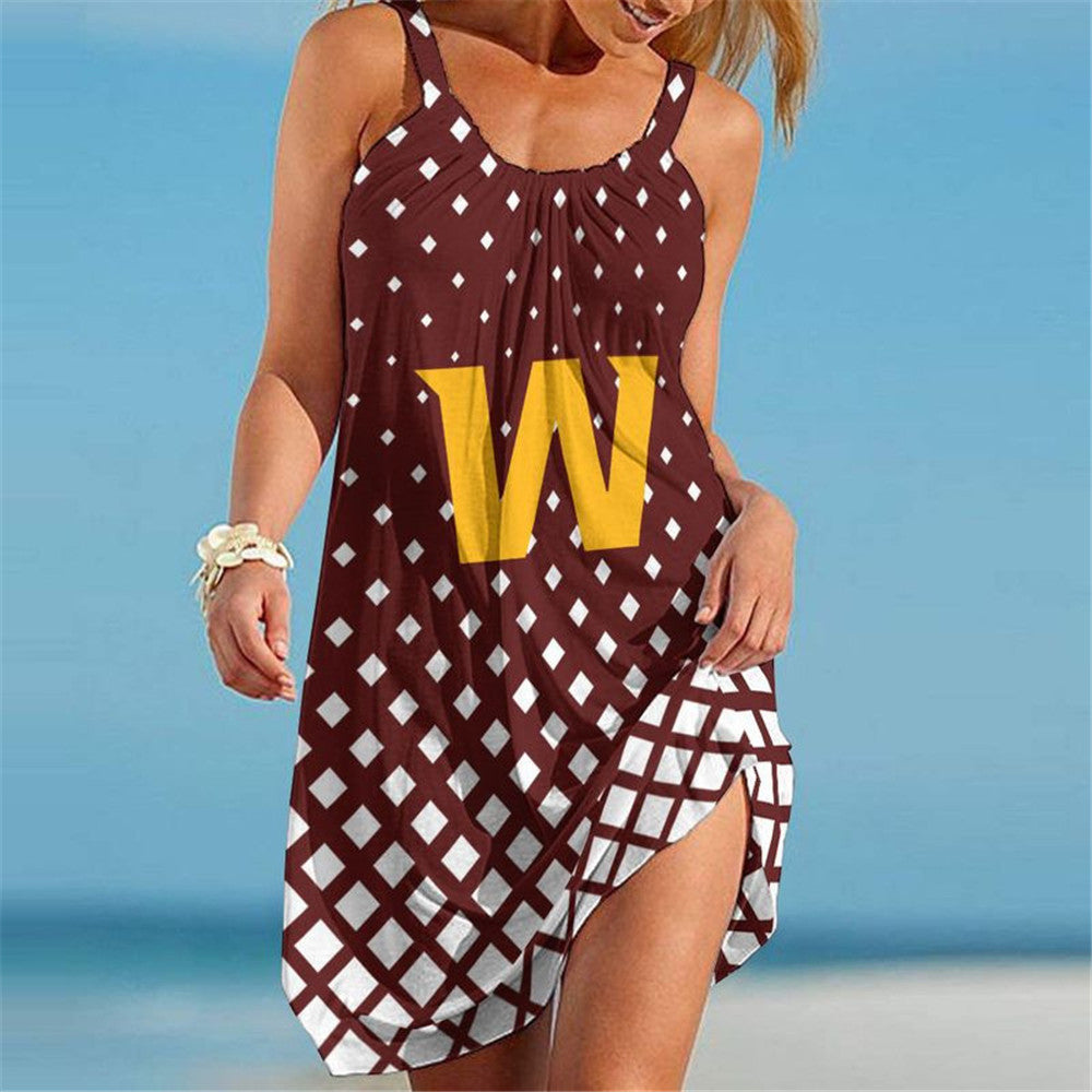 Washington Commanders Women Cool Beach Dress