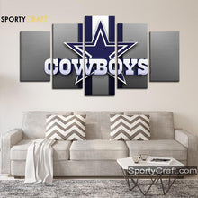 Load image into Gallery viewer, Dallas Cowboys Wall Art Canvas 1