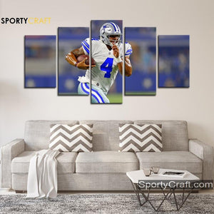 Dak Prescott Dallas Cowboys Wall Canvas 1