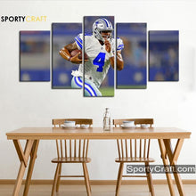 Load image into Gallery viewer, Dak Prescott Dallas Cowboys Wall Canvas 1