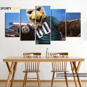 Philadelphia Eagles Mascot Wall Canvas