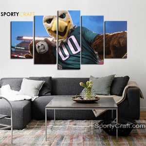 Philadelphia Eagles Mascot Wall Canvas