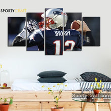 Load image into Gallery viewer, Tom Brady England Patriots Wall Art Canvas