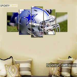 Dallas Cowboys Helmet Wall Canvas