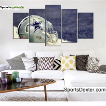 Load image into Gallery viewer, Dallas Cowboys Helmet Wall Canvas 1