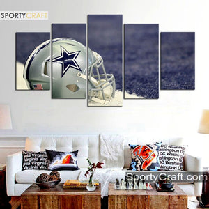 Dallas Cowboys Helmet Wall Canvas 1